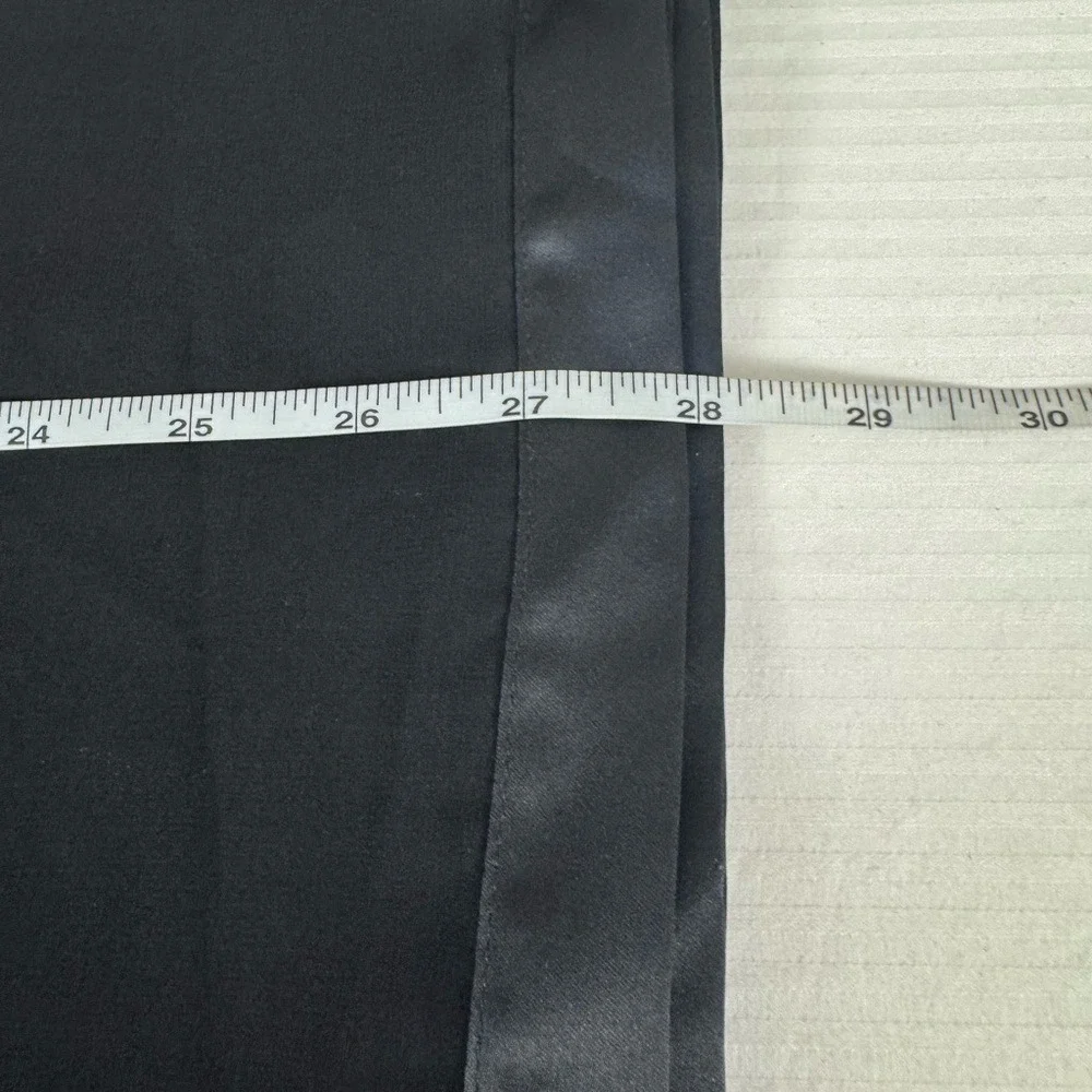 NWT DKNY Black Sleek shear trimmed Wrap scarf prom dressy fancy